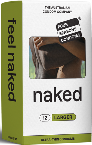 Four Seasons Naked Larger Condom 12 Pack > Essentials > Condoms