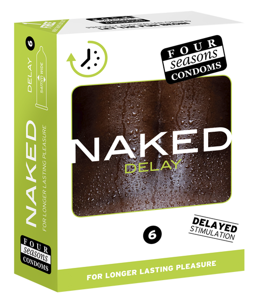 Four Seasons Naked Delay Condom - 6 Pack > Essentials > Condoms
