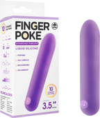 High-Quality Rechargeable 3.5 Inch Silicone Stimulator Purple > Vibrators > Finger Vibrators