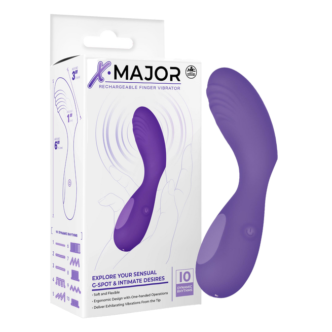 Rechargeable Finger Vibrator – Soft Flexible One-Handed Operation > Vibrators > Finger Vibrators
