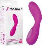 Rechargeable Finger Vibrator – Soft Flexible One-Handed Operation Vibrator Pink > Vibrators > Finger Vibrators