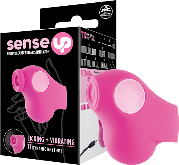 Rechargeable Finger Stimulator (Pink) – USB Rechargeable with 11 Dynamic Rhythms Secondary image