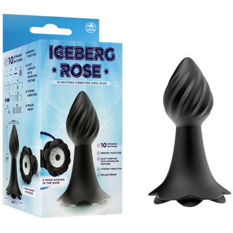 10 Rhythms Vibrating Anal Plug Black > Anal Range > Vibrating Butt Plugs