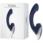 Thumping Rechargeable Silicone Vibrator – 13cm Insertable Length Bendable Shaft Vibrator Blue > Vibrators > G-Spot