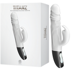 Rotating Rabbit Rechargeable Silicone Vibrator – 13cm Insertable Length Rabbit Vibrator White > Vibrators > Ladies > Rabbit