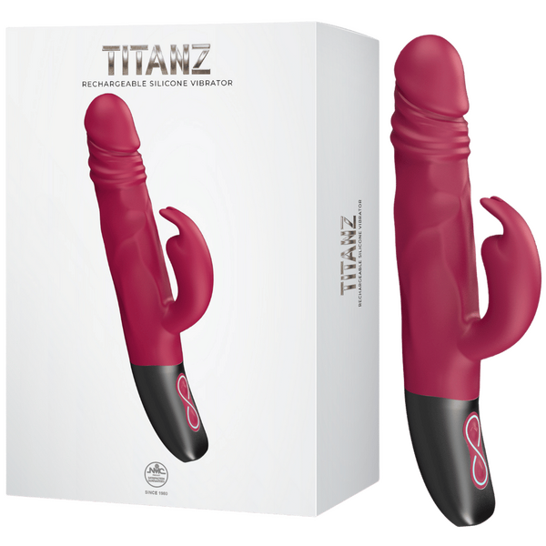 Rotating Rabbit Rechargeable Silicone Vibrator – 13cm Insertable Length Rabbit Vibrator Pink > Vibrators > Ladies > Rabbit