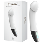 Rechargeable Silicone Vibrator (White) – Bendable Shaft 5.5 Inch Insertable Length Vibrator White > Vibrators > Standard Vibrators