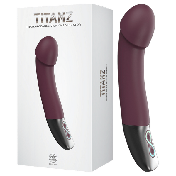 Rechargeable Silicone Vibrator (White) – Bendable Shaft 5.5 Inch Insertable Length Vibrator Rubine Red > Vibrators > Standard Vibrators