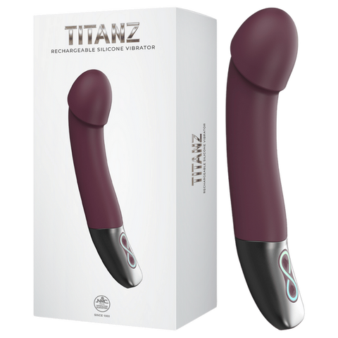 Rechargeable Silicone Vibrator (White) – Bendable Shaft 5.5 Inch Insertable Length Vibrator Rubine Red > Vibrators > Standard Vibrators