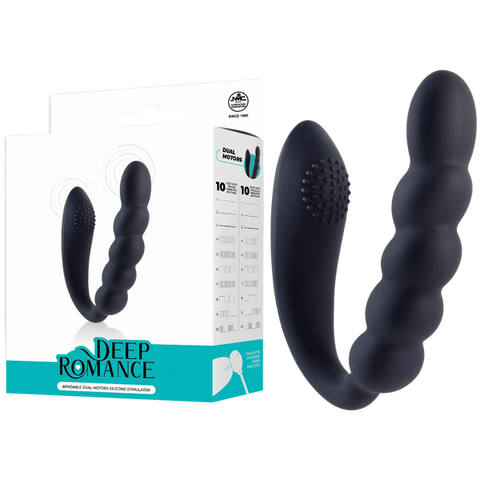 Bendable Dual Motors Silicone Stimulator – Rechargeable Splash Proof 4.6 Inch Vibrator One Size > Sex Toys For Ladies > Clitoral Vibrators and Stimulators