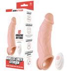 Wireless Length Extension – Waterproof 6.5 Inch Vibrating Extension Device Flesh > Sex Toys For Men > Penis Sleeves