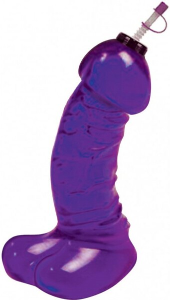 Dicky Chug Sports Bottle – 16 Ounce Penis Shaped Sports Bottle Lavender > Novelties > Bachelor & Bachelorette Items