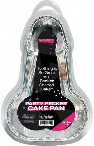 Peter Party Medium – 10 Inch Penis Shaped Cake Pan Set of 2 Bakeware Silver Medium > Novelties > Bachelor & Bachelorette Items
