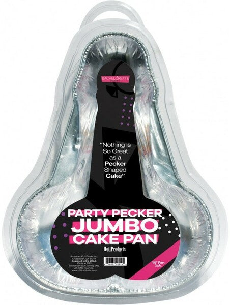 Peter Party Jumbo Cake Pan Set – Large 14 Inch Silicone Cake Pans Silver Large > Novelties > Bachelor & Bachelorette Items