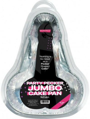 Peter Party Jumbo Cake Pan Set – Large 14 Inch Silicone Cake Pans Silver Large > Novelties > Bachelor & Bachelorette Items