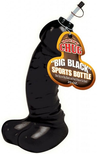 Dicky Chug Sports Bottle – Large Capacity Hydration Bottle for Exercise Black > Novelties > Gag Gifts