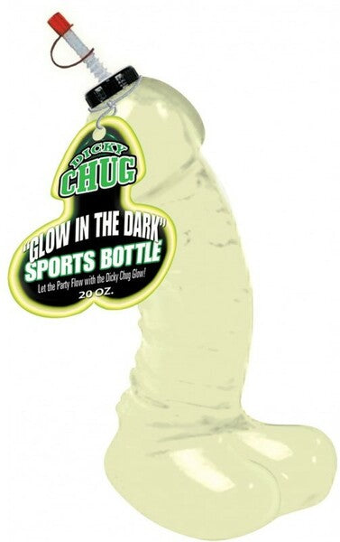 Dicky Chug Sports Bottle – Large Capacity Hydration Bottle with Anatomical Design Glow in the Dark > Novelties > Gag Gifts