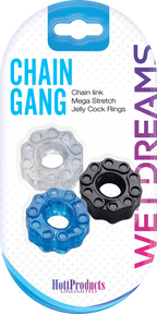 Chain Gang Erection Rings Multi > Cock Ring > Sets