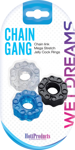 Chain Gang Erection Rings Multi > Cock Ring > Sets