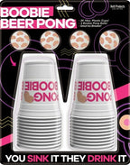 Boobie Beer Pong Set – Party Game with Boobie-Shaped Balls and Plastic Cups Multi > Novelties > Games