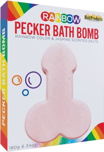 Pecker Bath Bomb – Vibrant Rainbow Scented Bath Bomb One Size > Essentials > Bath & Body