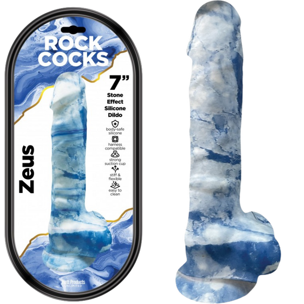 Rock Cocks Zeus – 7 Inch Textured Silicone Dildo One Size > Dildos > Other Dildos