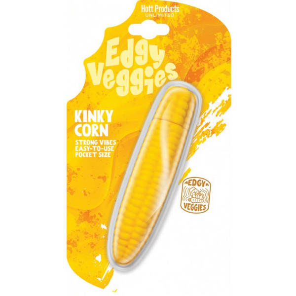 Edgy Veggies Corn Cob Mini Vibrator – Water Resistant 10-Speed Personal Massager One Size > Vibrators > Unconventional