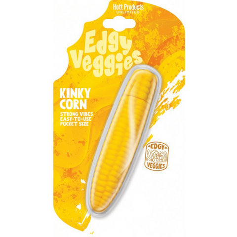Edgy Veggies Corn Cob Mini Vibrator – Water Resistant 10-Speed Personal Massager One Size > Vibrators > Unconventional
