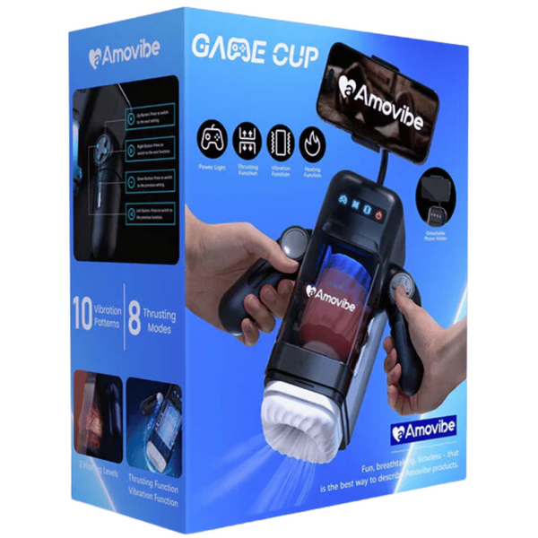 Game Cup Thrusting Male Masturbator – 10 Telescopic Modes and Vibration Frequencies Male Stroker One Size > Sex Toys For Men > Masturbators Premium