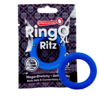 RingO Ritz XL (Black) Cockring Blue XL > Cock Ring > Single