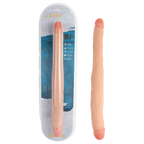 Double Trouble Realistic Feel Dual Dildo – 17.7 Inch Length, 1.3 Inch Girth Dual-Ended Dildo One Size > Dildos > Double Dildos