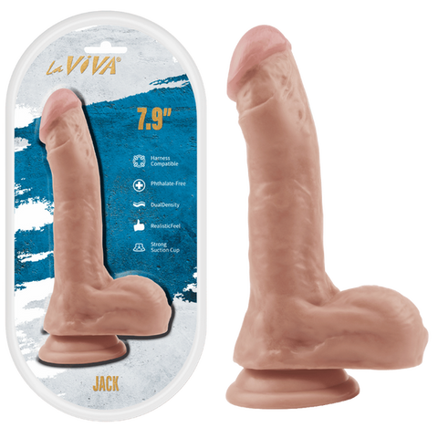 Jack 7.9 Inch Dildo – Realistic Pleasure Toy One Size > Dildos > Realistic Dildos