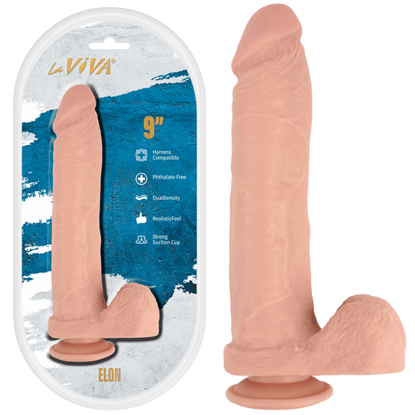 Elon 9 Inch Dildo – Realistic Pleasure Toy One Size > Dildos > Realistic Dildos