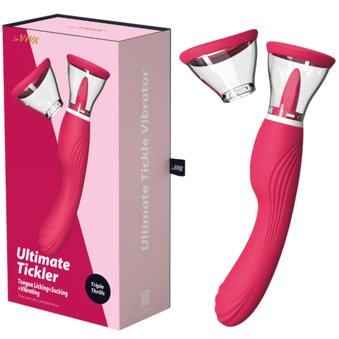 LaViva Ultimate Tickler – Multi-Function 10 Inch Tongue Licking Vibrator One Size > Sex Toys For Ladies > Clitoral Vibrators and Stimulators