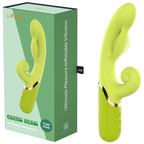Vibrating Inflating Green Bean - Multi Function Toy Default Title > Sex Toys For Ladies > Air Pulsation