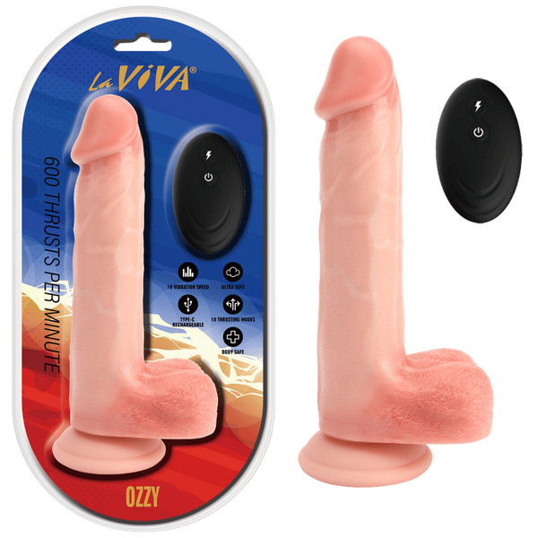 Aussie Dongs Ozxy – Remote Control Rechargeable Dildo Default Title > Dildos > Thrusting Dildos