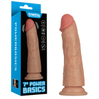 7in Vibrating Power Basics Cock Flesh > Vibrators > Realistic Vibrators