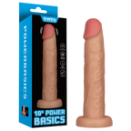 Power Basics Cock (10 Inch) – Vibrating Realistic Dildo With USB Power Flesh > Dildos > Large Dildos