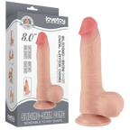 Lovetoy Sliding Easy Bend – 8 Inch Realistic Dual-Layer Dildo Default Title > Dildos > Realistic Dildos