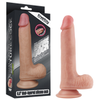 Love Toy Dual Layered - 8 Inch Platinum Silicone Cock Default Title > Dildos > Realistic Dildos