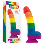 Prider Curved Medical Grade Silicone Dildo 8 Inch Default Title > Dildos > Realistic Dildos