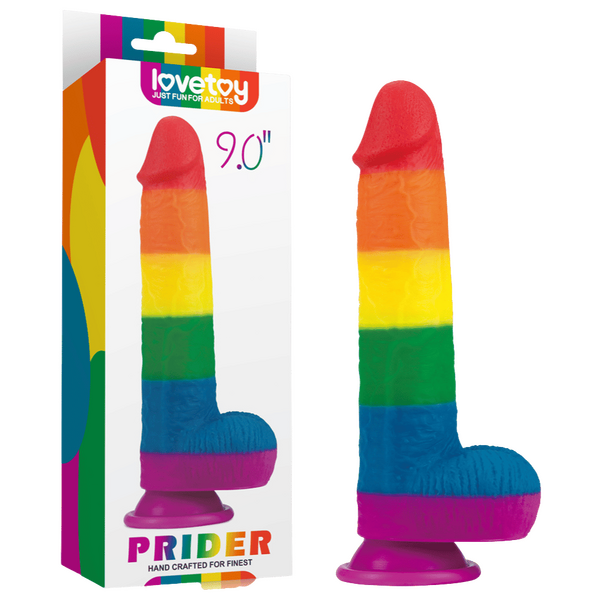 Prider Collection – 9-Inch Curved Platinum Silicone Dildo Default Title > Dildos > Realistic Dildos