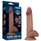 Sliding Skin Pro Dual Layer Silicone Dong 7.5 Inch – Realistic Dual-Density Silicone Dong Flesh > Dildos > Realistic Dildos
