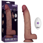 Sliding Skin Pro II Silicone Dong 10 Inch – Realistic Dual-Density Silicone Dong Flesh > Dildos > Large Dildos
