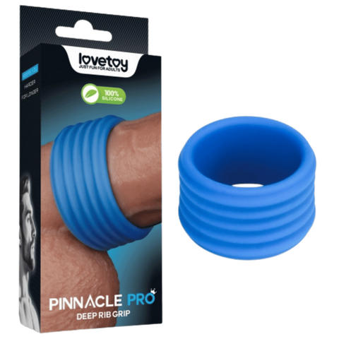 Deep Rib Grip Ring – Silicone Stretch Grip Ring > Cock Ring > Single