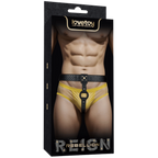 Rebellion Reign Strap-On Harness – Adjustable Durable PU Material Strap-On Harness One Size > Dildos > Strap On Harnesses