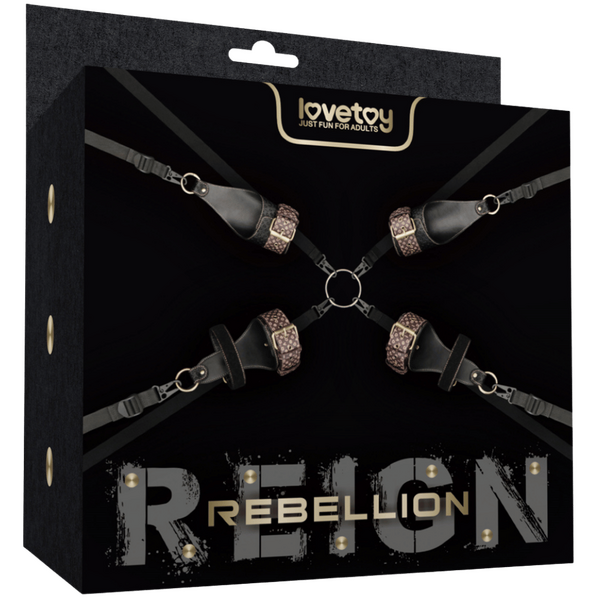 Rebellion Reign Under Mattress Restraint Set – Adjustable Nylon Straps Bondage Restraint One Size > Bondage Gear > Bed Restraints