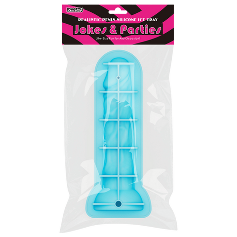 Realistic Penis-Shaped Silicone Ice Tray – Flexible Food-Grade Silicone Ice Mold > Novelties > Party Supplies