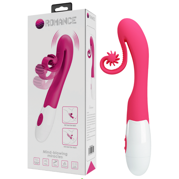 Rechargeable Tatianna (Pink) – Ergonomic Silicone Vibrator with 30 Modes One Size > Vibrators > Unconventional