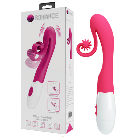 Rechargeable Tatianna (Pink) – Ergonomic Silicone Vibrator with 30 Modes One Size > Vibrators > Unconventional